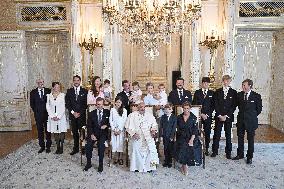 Pope Francis Meets The Grand Ducal Family - Luxembourg