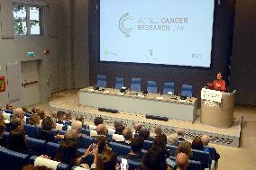 Queen Letizia At World Cancer Research Day Annual Meeting - Milan