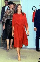 Queen Letizia At World Cancer Research Day Annual Meeting - Milan