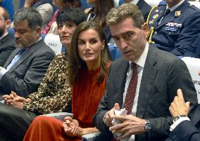 Queen Letizia At World Cancer Research Day Annual Meeting - Milan