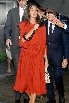 Queen Letizia At World Cancer Research Day Annual Meeting - Milan