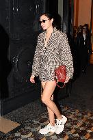 PFW - Gal Gadot Leaves Costes