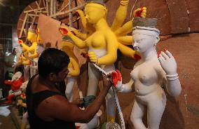 Durga Puja Festival Preparation In West Bengal 2024, Kolkata, India