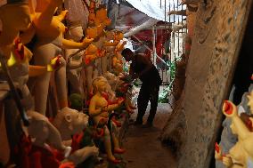 Durga Puja Festival Preparation In West Bengal 2024, Kolkata, India