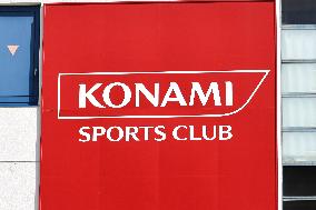 Konami Sports Club signage and logo