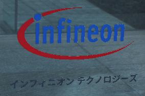 Infineon signage and logo