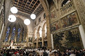 Pope Francis Meets Catholic Community - Luxembourg