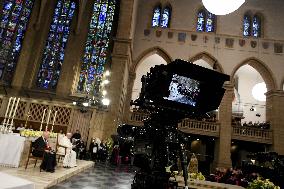 Pope Francis Meets Catholic Community - Luxembourg