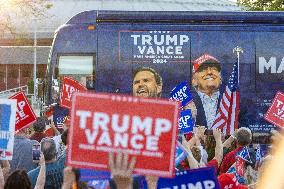 Team Trump Campaign Town Hall With Vivek Ramaswamy In Waukesha, Wisconsin.