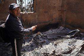 Forest Fire In Quito