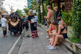 Balinese Hindu Ngelawang Ritual