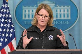 DC: Press Sec Jean-Pierre and FEMA Administartor Criswell hold a WH press briefing