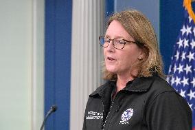 DC: Press Sec Jean-Pierre and FEMA Administartor Criswell hold a WH press briefing