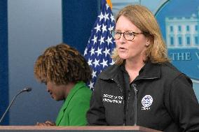 DC: Press Sec Jean-Pierre and FEMA Administartor Criswell hold a WH press briefing