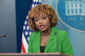 DC: Press Sec Jean-Pierre and FEMA Administartor Criswell hold a WH press briefing