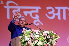 Vice President At Hindu Spiritual & Service Fair In Jaipur