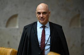 Brazilian Supreme Court Justice Alexandre De Moraes Analyzes The Unblocking Of Platform X In Brazil.