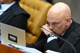 Brazilian Supreme Court Justice Alexandre De Moraes Analyzes The Unblocking Of Platform X In Brazil.