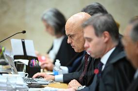 Brazilian Supreme Court Justice Alexandre De Moraes Analyzes The Unblocking Of Platform X In Brazil.