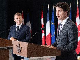 Macron And Trudeau Pledge Common Front On Economy - Canada