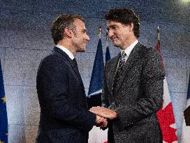 Macron And Trudeau Pledge Common Front On Economy - Canada