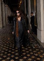 PFW - Vittoria Ceretti Exits Her Hotel