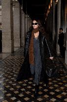 PFW - Vittoria Ceretti Exits Her Hotel