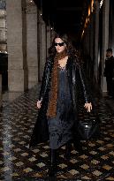 PFW - Vittoria Ceretti Exits Her Hotel