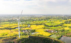 Wujianshan Mountain Wind Farm in Chuzhou