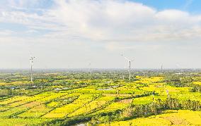 Wujianshan Mountain Wind Farm in Chuzhou