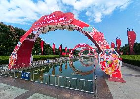 Flowers Decorate Celebrate National Day