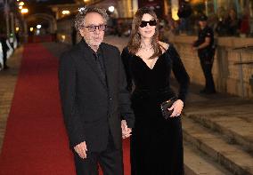 San Sebastian Festival - Monica Bellucci And Tim Burton