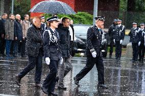 Bruno Retailleau at a farewell ceremony - Velizy-Villacoublay