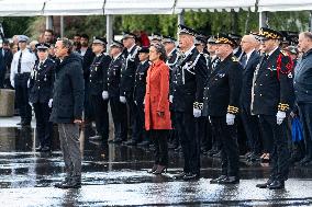 Bruno Retailleau at a farewell ceremony - Velizy-Villacoublay