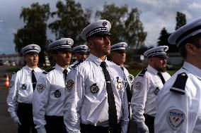 Bruno Retailleau at a farewell ceremony - Velizy-Villacoublay