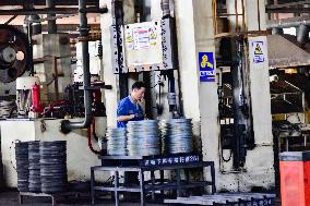 A Steel Ring Manufacturing Enterprise in Qingzhou