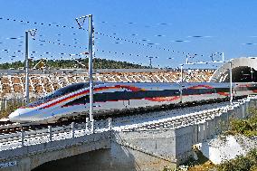 Weifang-Yantai High Speed Railway Running Test