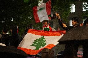 Lebanon Ceasefire Protest At 10 Downing Street, London – September 26, 2024