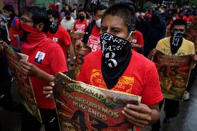 Mothers And Fathers Of The 43 Ayotzinapa Students March 10 Years After Their Disappearance