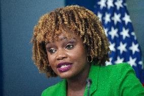 White House Press Secretary Karine Jean-Pierre Addresses The Press