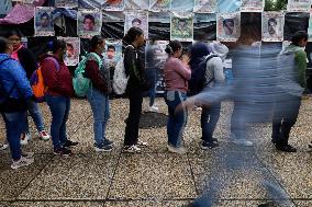 Mothers And Fathers Of The 43 Ayotzinapa Students March 10 Years After Their Disappearance