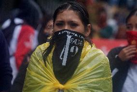 Mothers And Fathers Of The 43 Ayotzinapa Students March 10 Years After Their Disappearance