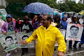 Mothers And Fathers Of The 43 Ayotzinapa Students March 10 Years After Their Disappearance