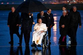 Royals Welcome Pope Francis - Brussels