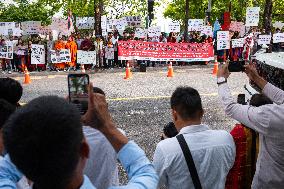 Protest Against The Massacre Of The Jumma Minority In Bangladesh