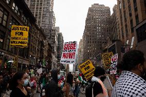 Pro-Palestinian Protest Over Netanyahu's Visit To United Nations - September 26, 2024