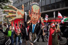 Pro-Palestinian Protest Over Netanyahu's Visit To United Nations - September 26, 2024