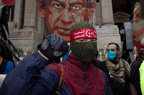 Pro-Palestinian Protest Over Netanyahu's Visit To United Nations - September 26, 2024