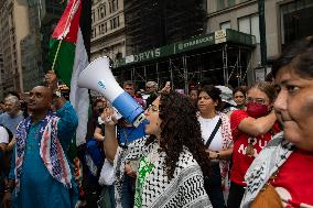 Pro-Palestinian Protest Over Netanyahu's Visit To United Nations - September 26, 2024