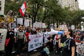 Pro-Palestinian Protest Over Netanyahu's Visit To United Nations - September 26, 2024